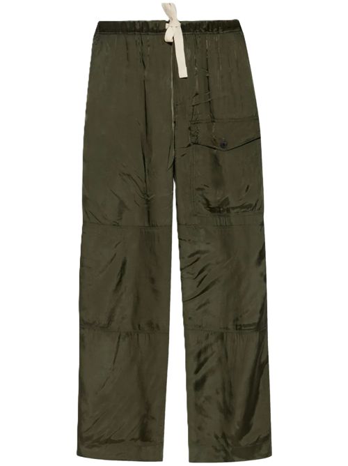 Pantalone Pannoch khaki Dries Van Noten gamba dritta DRIES VAN NOTEN | 0209111427606